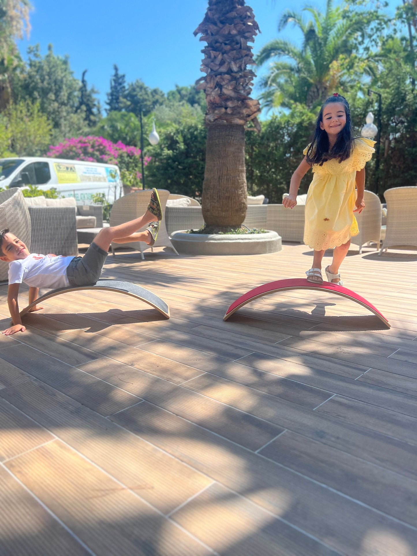 Wooden Balance Board for Toddler, Gifts for Kids, Balance Toys, Wobble Board Toddler, Balance Game for Birthday Gift