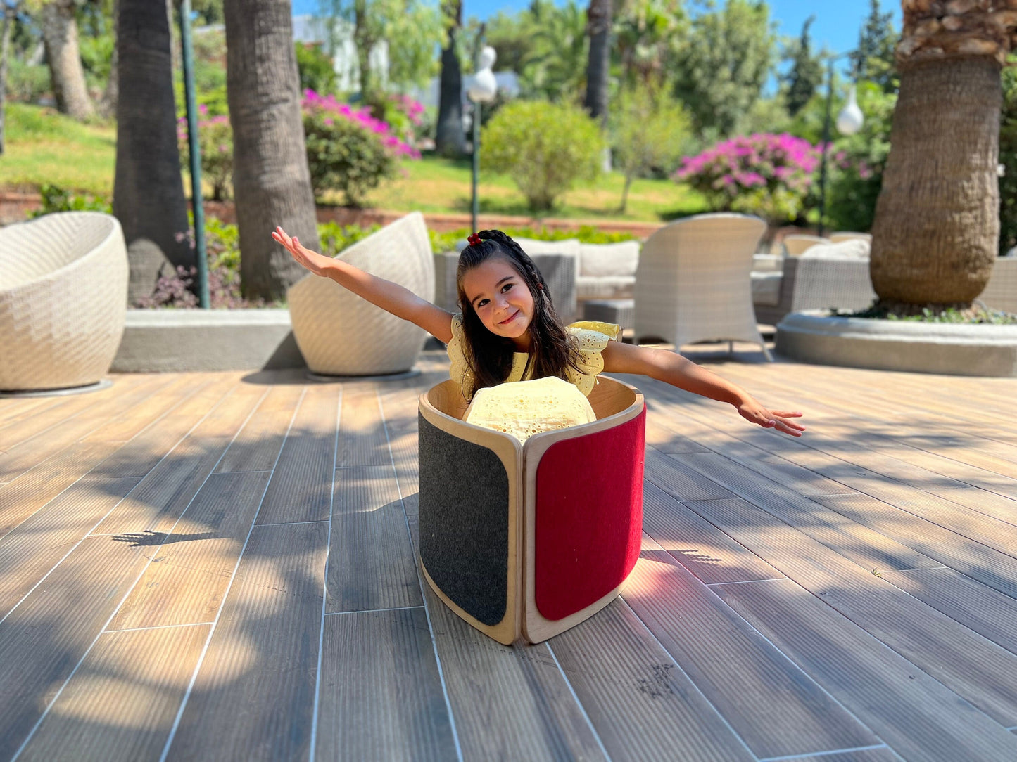 Wooden Balance Board for Toddler, Gifts for Kids, Balance Toys, Wobble Board Toddler, Balance Game for Birthday Gift